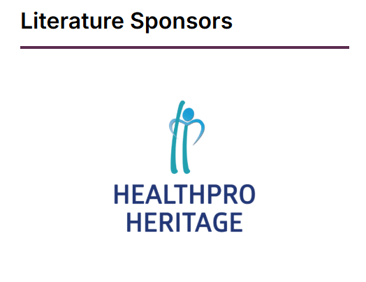 Art of Caring Literature Sponsors